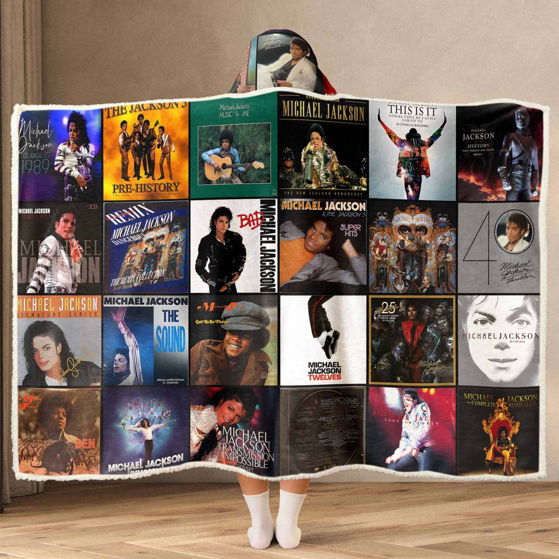 Michael Jackson Wearable Hooded Blanket – A Pop Legacy You Can Wrap Around You