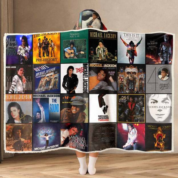 Michael Jackson Wearable Hooded Blanket – A Pop Legacy You Can Wrap Around You