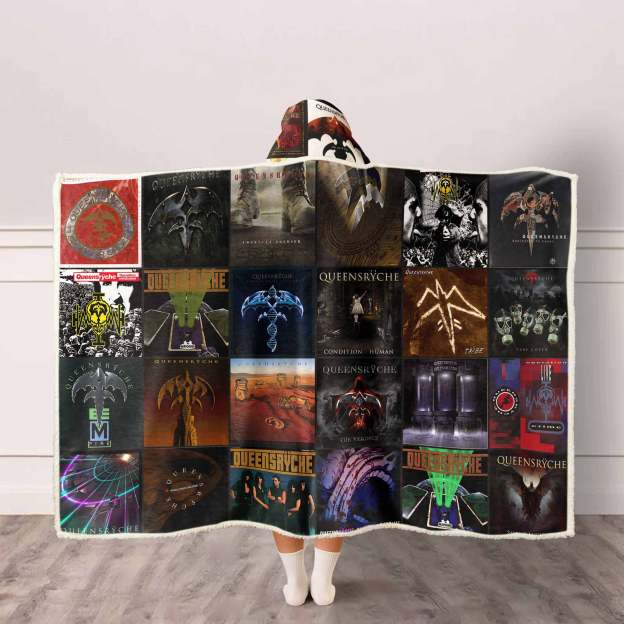 Queensrÿche Wearable Hooded Blanket – Progressive Metal Power You Can Wear