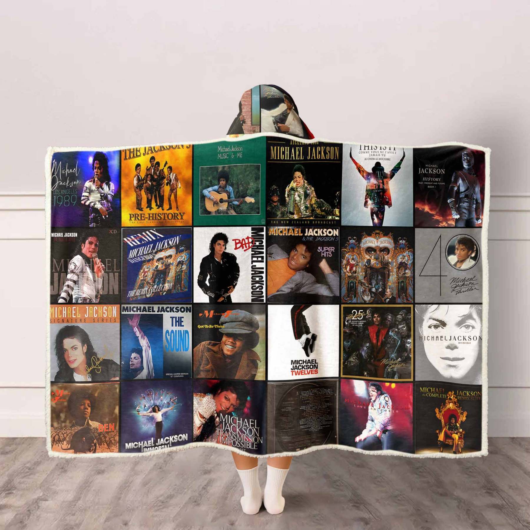 Michael Jackson Wearable Hooded Blanket – A Pop Legacy You Can Wrap Around You