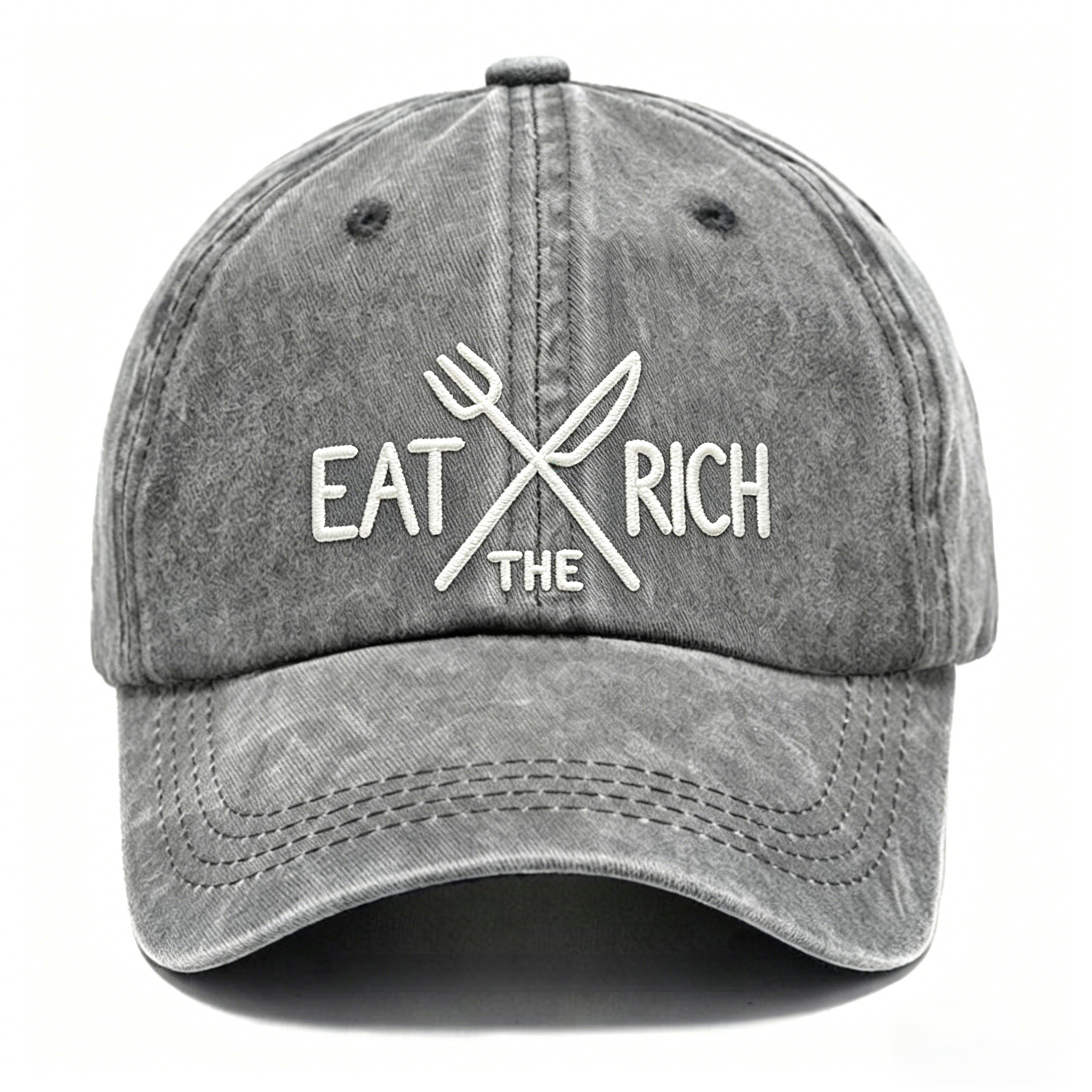 Eat the Rich Embroidered hat 
