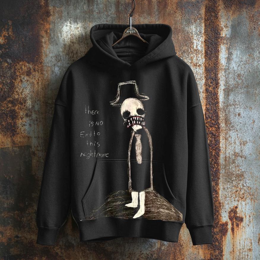 Emotional Nightmare Print Unisex Hoodie