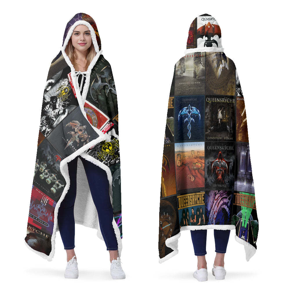 Queensrÿche Wearable Hooded Blanket – Progressive Metal Power You Can Wear