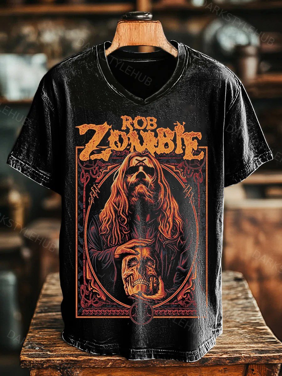 Horror Zombie Print 100% Cotton Casual Tank Top