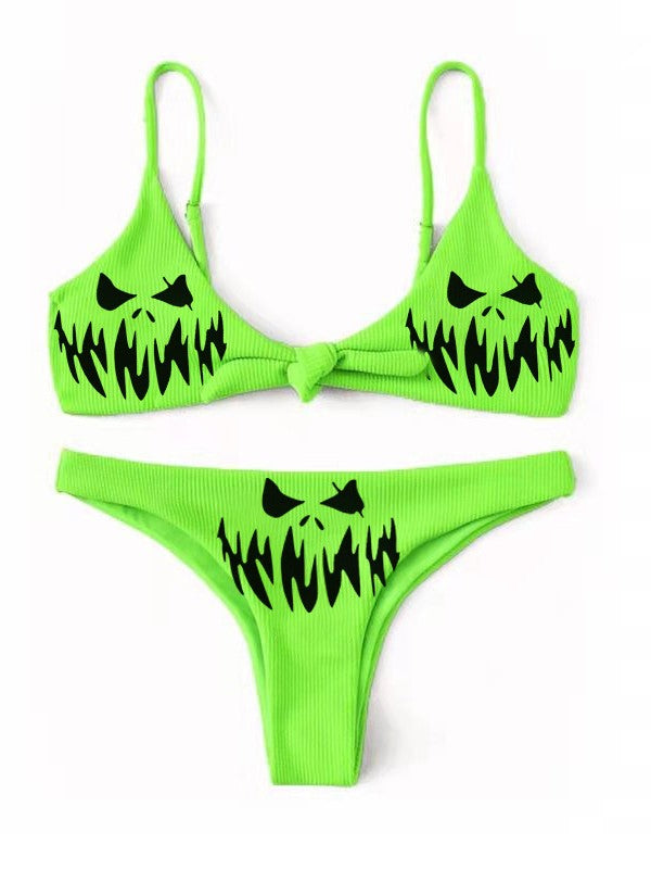 Wacky Skull Bikini Swimsuit