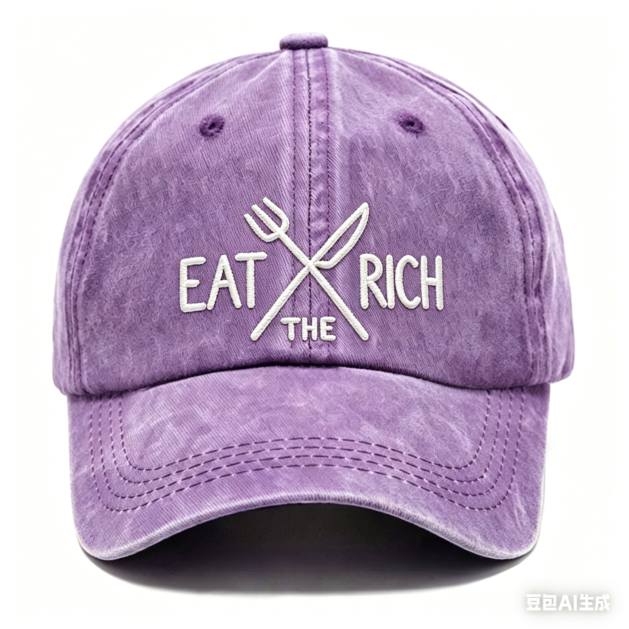 Eat the Rich Embroidered hat 