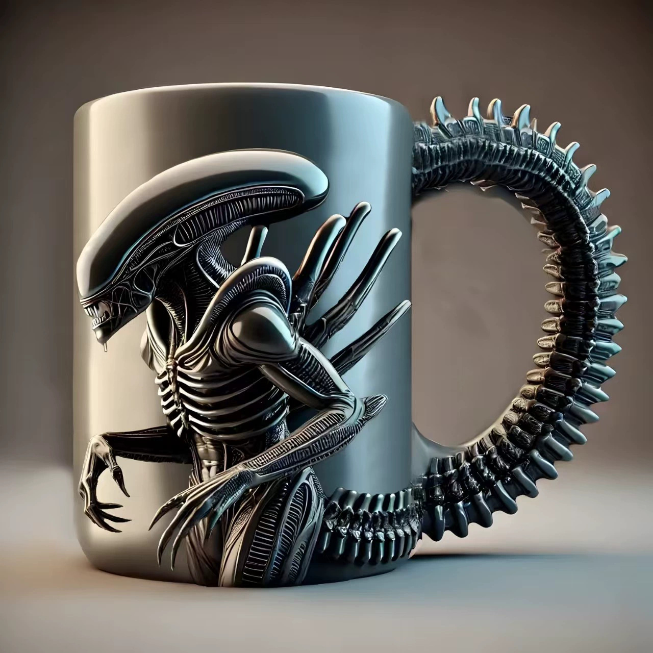 3D embossed mug