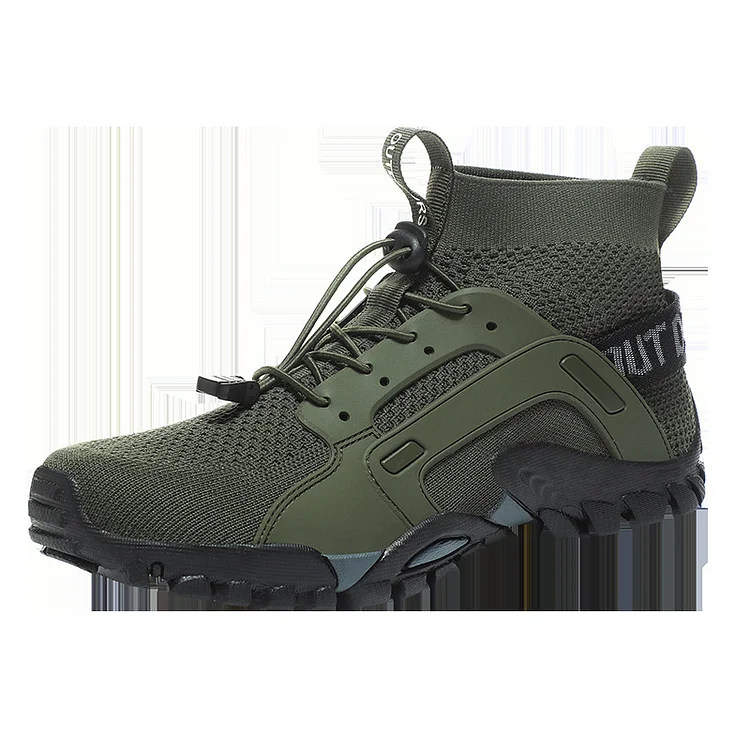 Men's outdoor climbing anti-skid cycling running field camp wear-resistant recreational and breathable climbing shoes