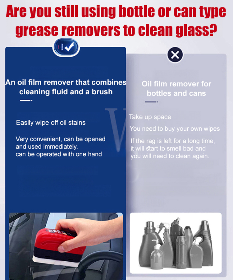 Strong degreasing film cleaning wipe