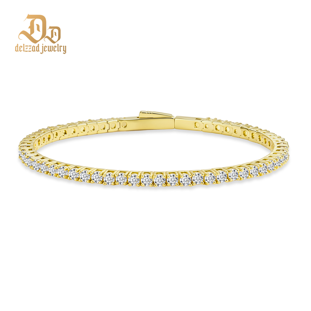 5.4ct Eternal Spark Tennis Bracelet Starlight Tennis Bangle VVS Synthetic Moissanite Bracelet Bangle Copper Chain for Women Men