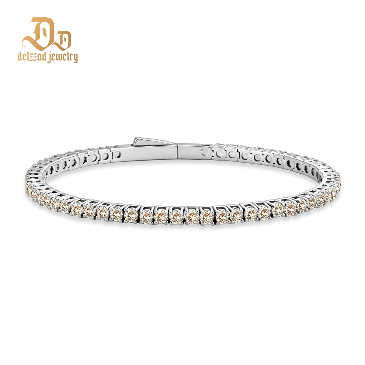 5.4ct Eternal Spark Tennis Bracelet Starlight Tennis Bangle VVS Synthetic Moissanite Bracelet Bangle Copper Chain for Women Men