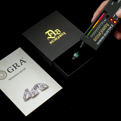 3ct Hundreds Faces Round Synthetic Moissanite Split Ring In 925 Sterling Silver