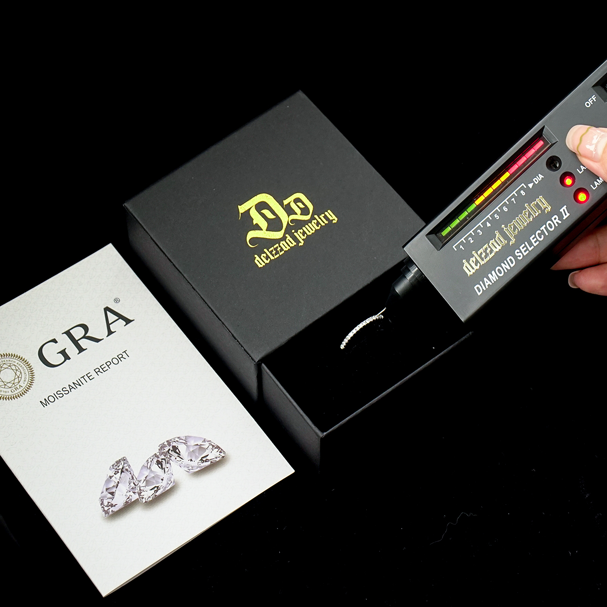 0.2ct S925 Round Synthetic Moissanite Wedding Bridal Set Band