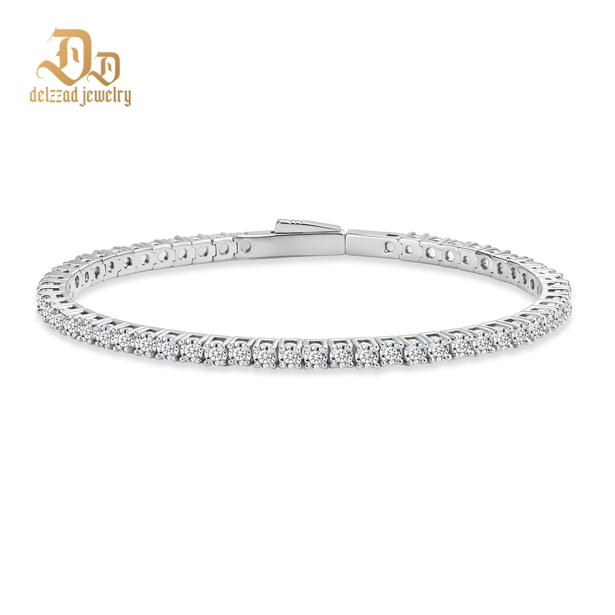 5.4ct Eternal Spark Tennis Bracelet Starlight Tennis Bangle VVS Synthetic Moissanite Bracelet Bangle Copper Chain for Women Men