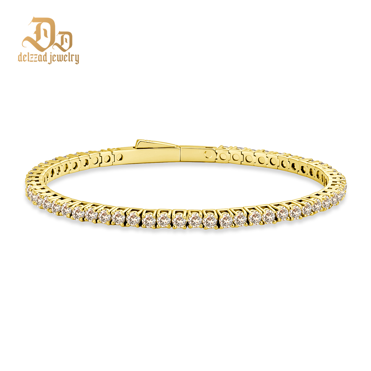 5.4ct Eternal Spark Tennis Bracelet Starlight Tennis Bangle VVS Synthetic Moissanite Bracelet Bangle Copper Chain for Women Men