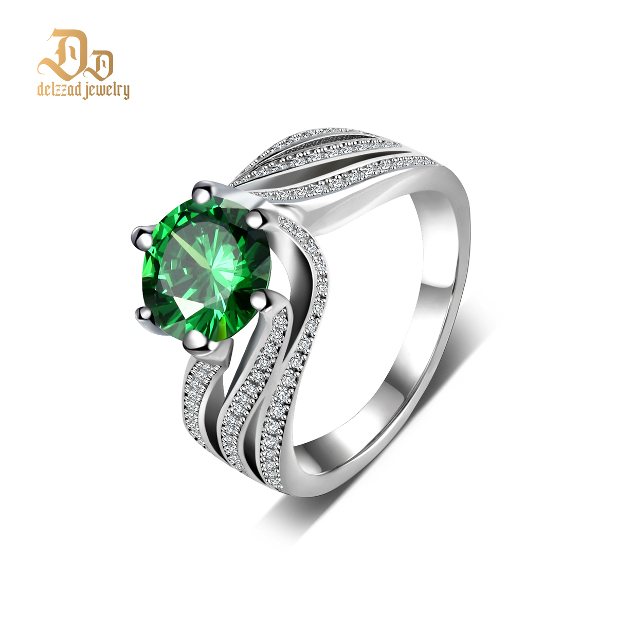 3ct Hundreds Faces Cut Synthetic Moissanite Layered Band Ring In 925 Sterling Silver