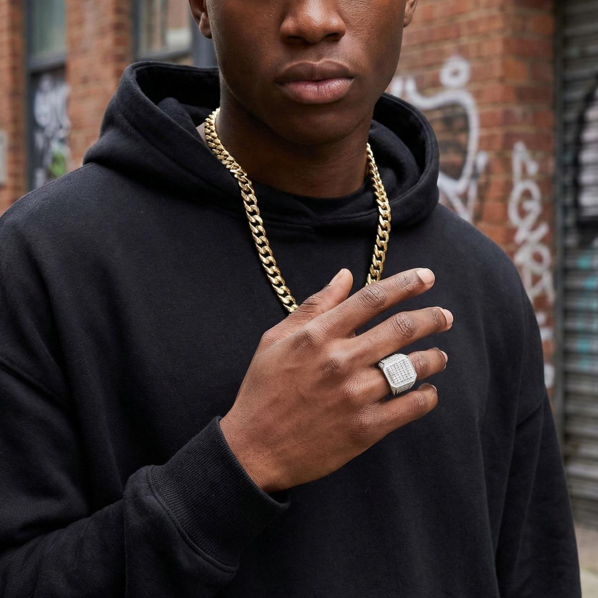 1.8ct Empire Glace Ring VVS Synthetic Moissanite Ring Jewelry Copper Band Unisex Hip Hop Prism Palace Band Ring Signet Ring