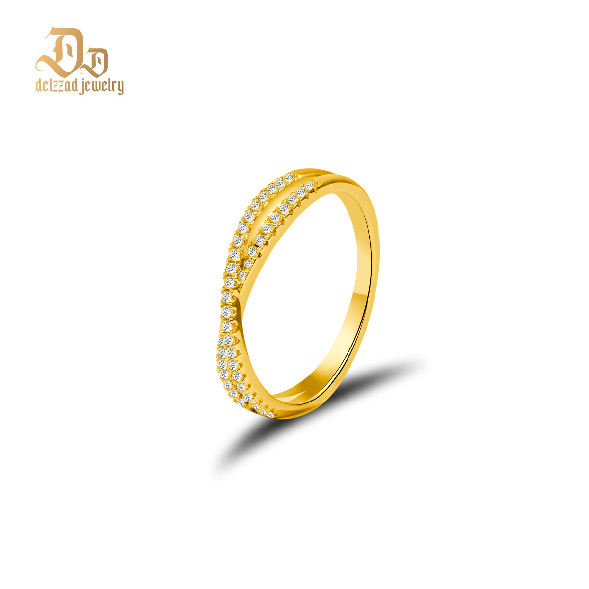 Crossover Ring Engagement Wedding Ring Band Synthetic Moissanite S925 X Ring Criss Cross Ring Twisted Band Jewelry