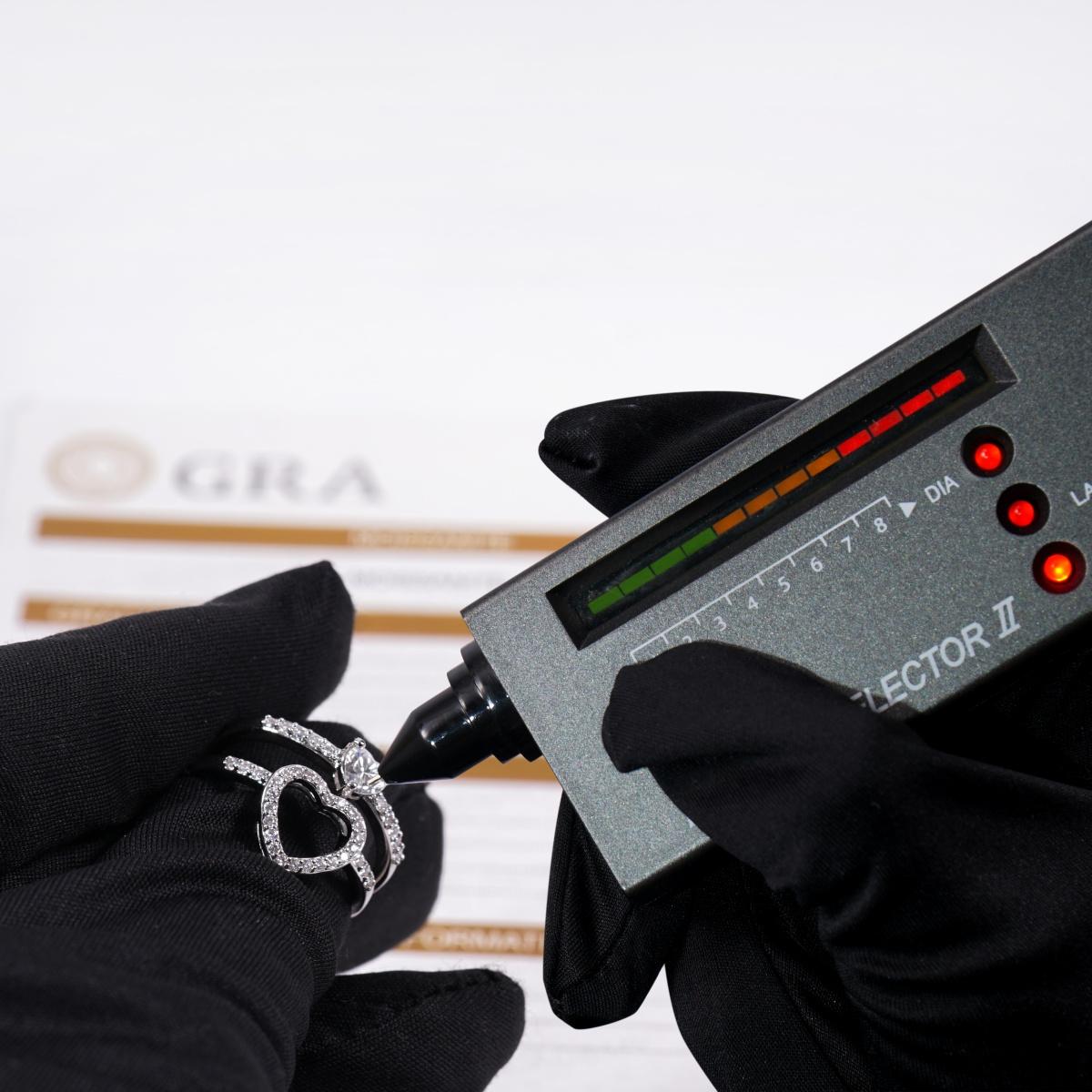 Halo Heart Cut Ring Set Heart Pair Stacking Ring Band D Color VVS Synthetic Moissanite Ring Jewelry Copper Band Wedding Band Engagement Ring Set Promise Ring