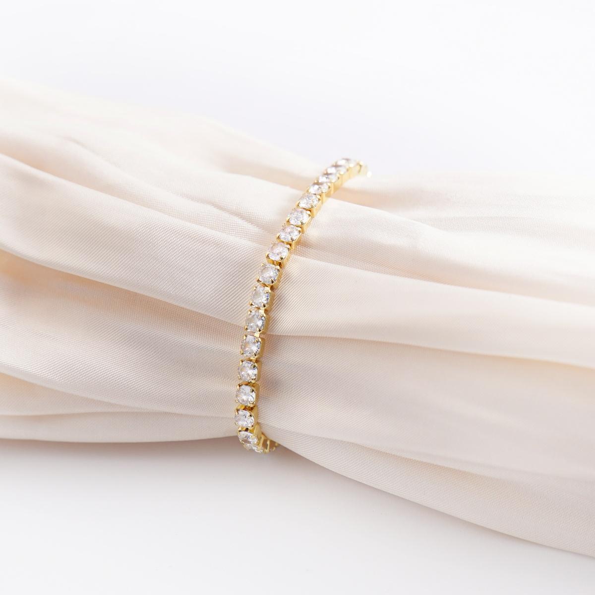 Starlight Adjustable Zirconia Copper Bracelet