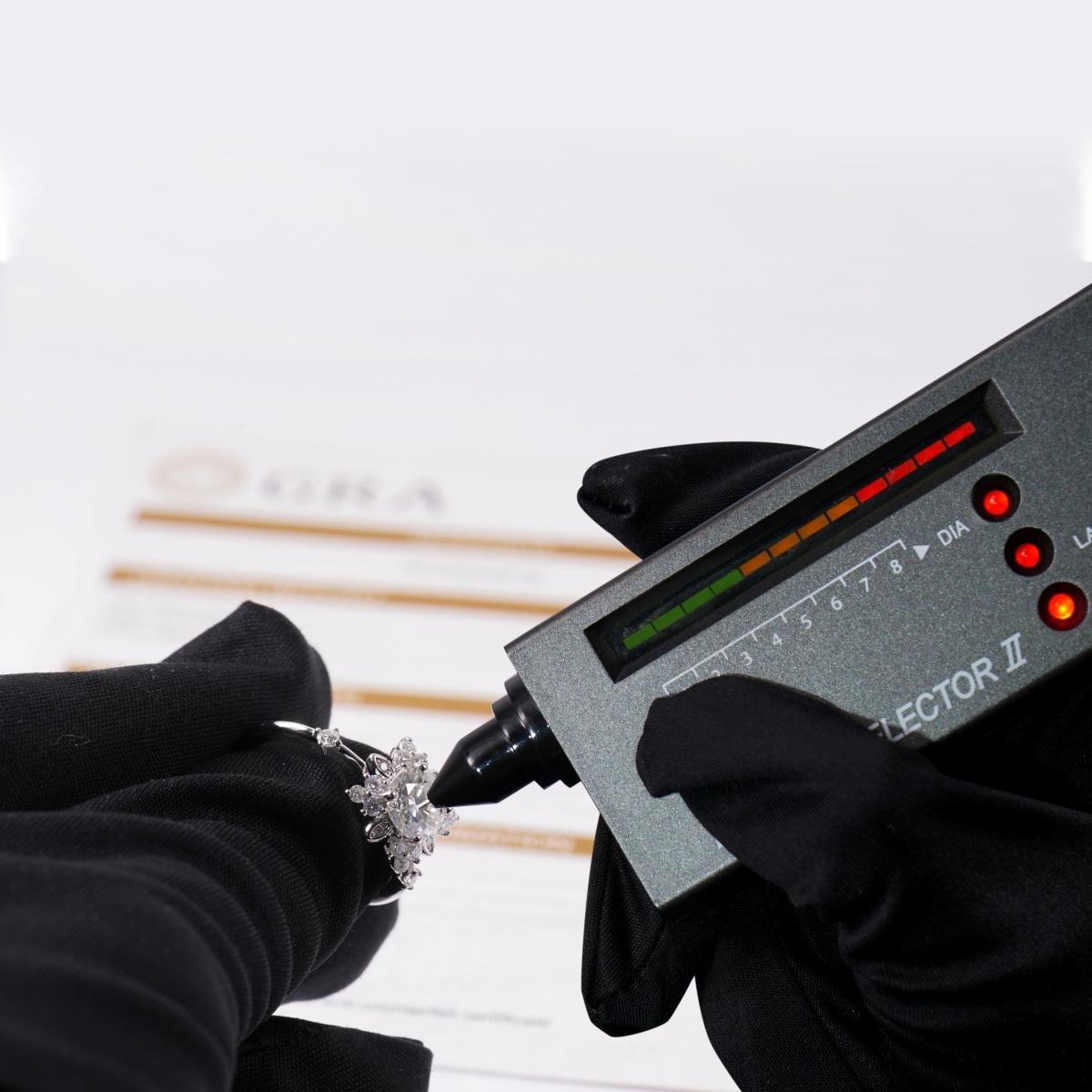 1ct Starburst Ring Daisy Cluster Band Ring VVS Synthetic Moissanite Ring Jewelry S925 Band