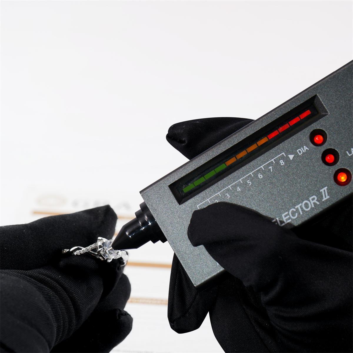 1.3ct Eternal Twined Heart Ring Twisted Band VVS Synthetic Moissanite Ring Jewelry S925 Band