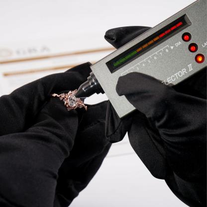 Delzzad 1ct Love Blossom Ring Oval Cut Synthetic Moissanite Ring Jewelry S925 Elegant Rose Golden Engagement Ring Nature Inspired Promise Ring for Women Perfect Birthday Engagement Wedding Anniversary Christmas Gift