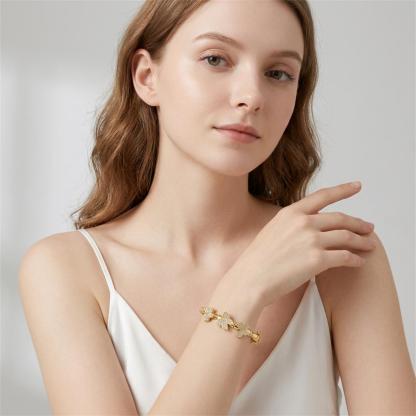 0.7ct Boundless Wing Bangle Butterfly Bangle Bracelet Papillon Breeze Bracelet Synthetic Moissanite Bracelet Copper Chain