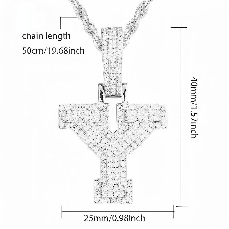 MOISSANITE LETTERS NAME PENDANT