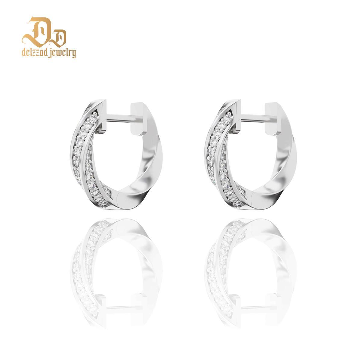 Mobius Earrings S925 VVS Synthetic Moissanite Unisex Earrings