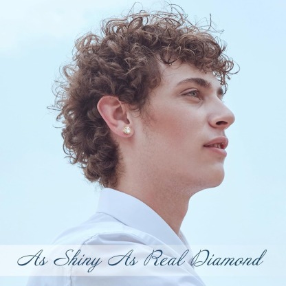 925S & VVS1 MOISSANITE HALO STUD EARRINGS