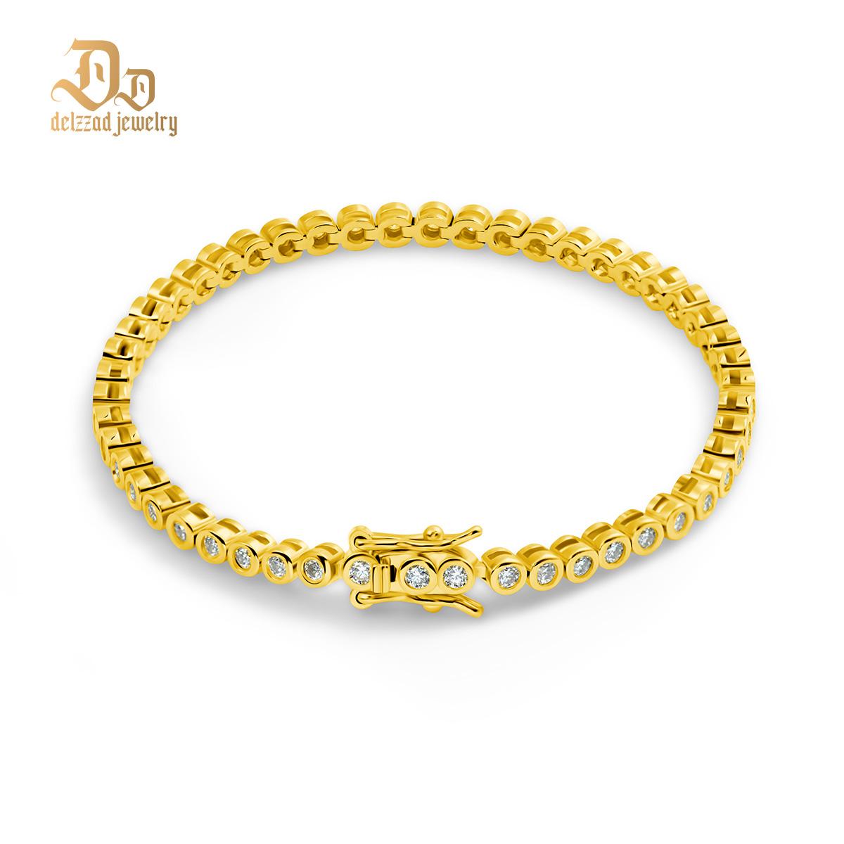 2mm VVS D Color S925 Sterling Silver Synthetic Moissanite Tennis Bracelet