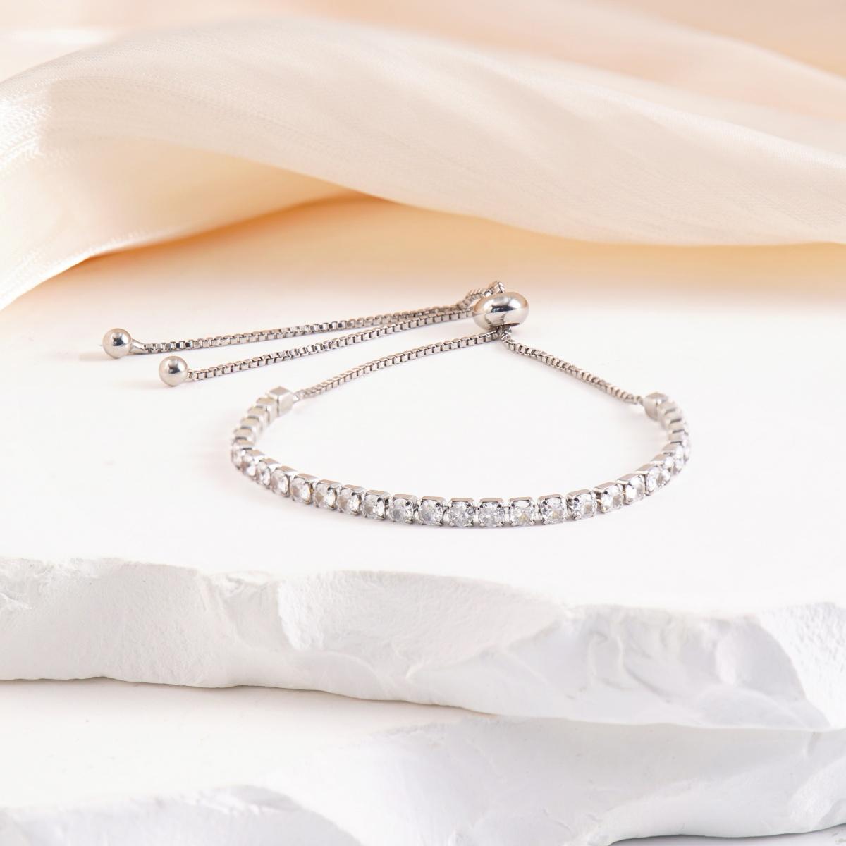 Starlight Adjustable Zirconia Copper Bracelet