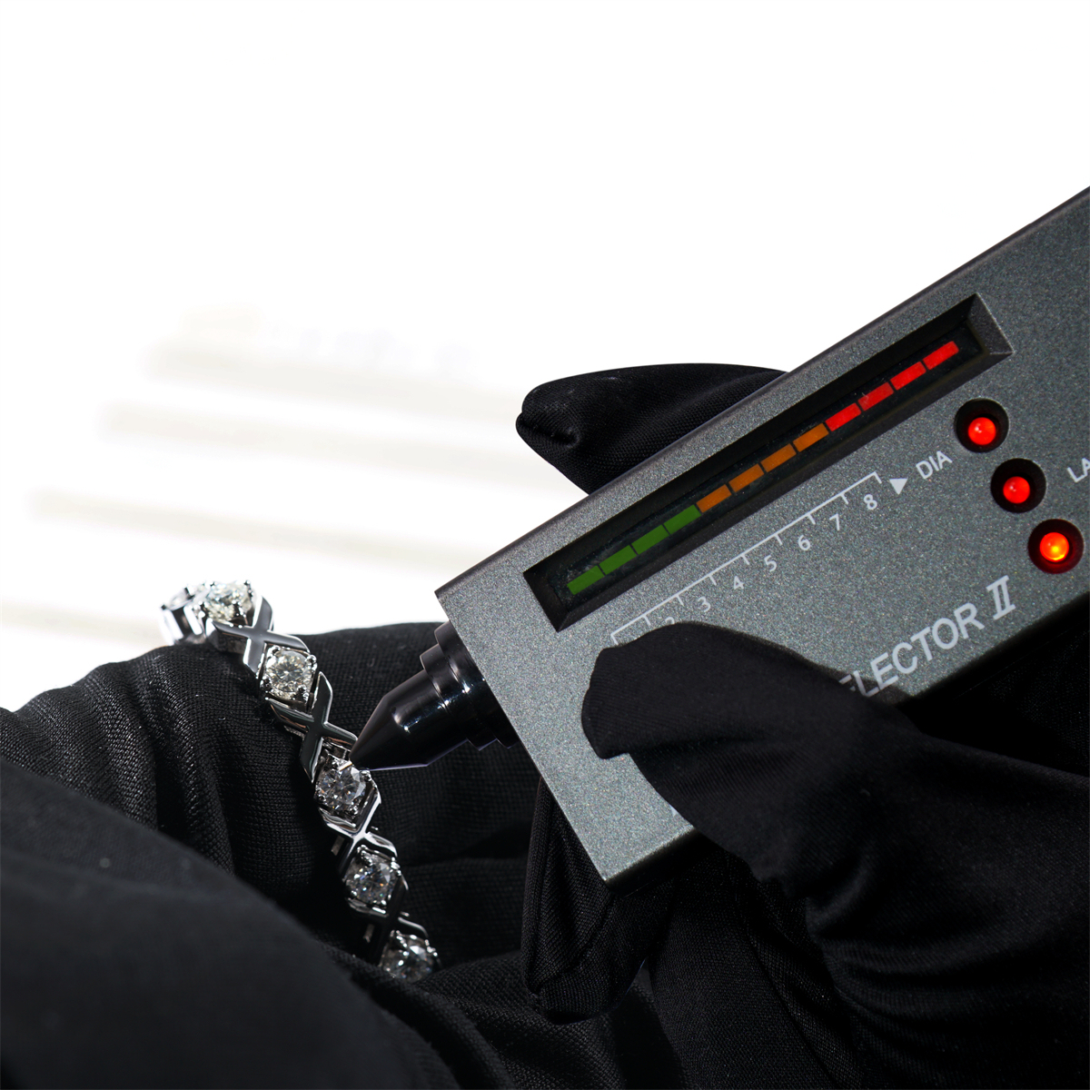 4ct XOXO Infinite Bracelet Eternal Hugs Tennis Bracelet Synthetic Moissanite Bracelet Copper Chain