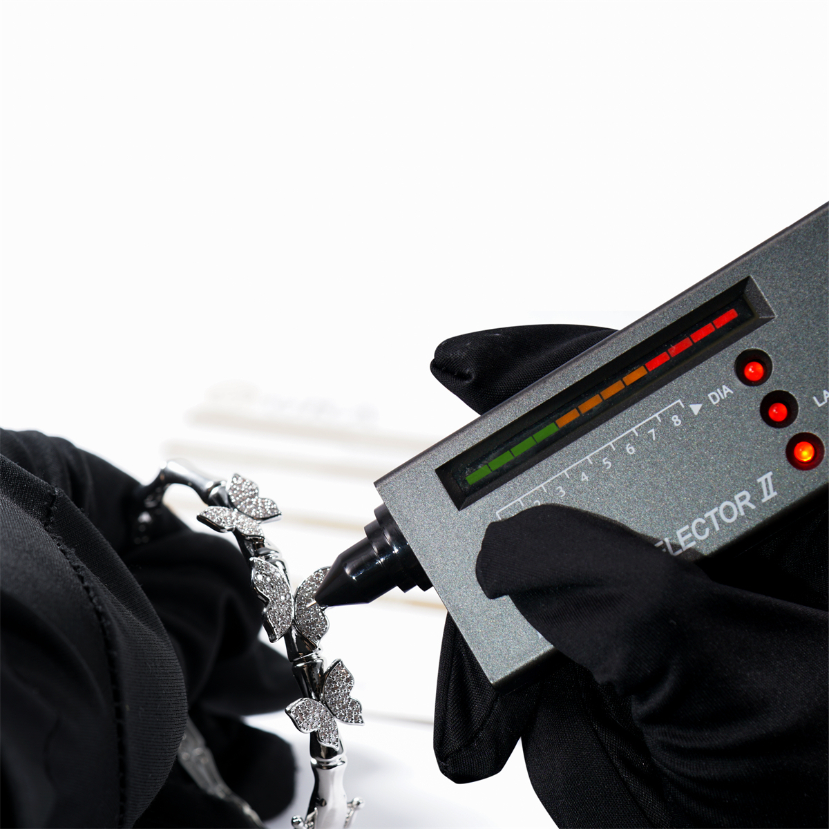 0.7ct Boundless Wing Bangle Butterfly Bangle Bracelet Papillon Breeze Bracelet Synthetic Moissanite Bracelet Copper Chain