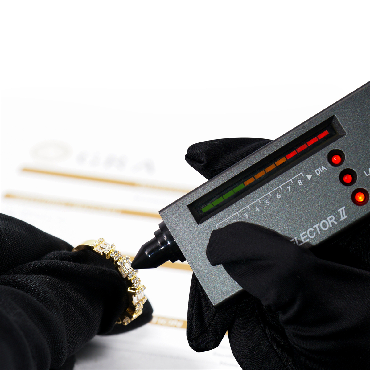 0.6ct Metropolitan Glow Ring Golden Cluster Half Eternity Stackable Ring Tiered Wedding Band VVS Synthetic Moissanite Ring Jewelry Copper Band