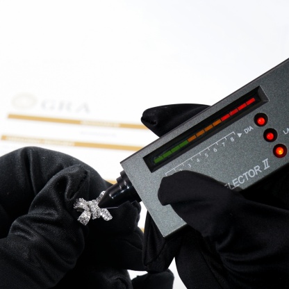 Bow Stud Earrings Bow-knot Earrings Synthetic Moissanite S925 Stud Earrings