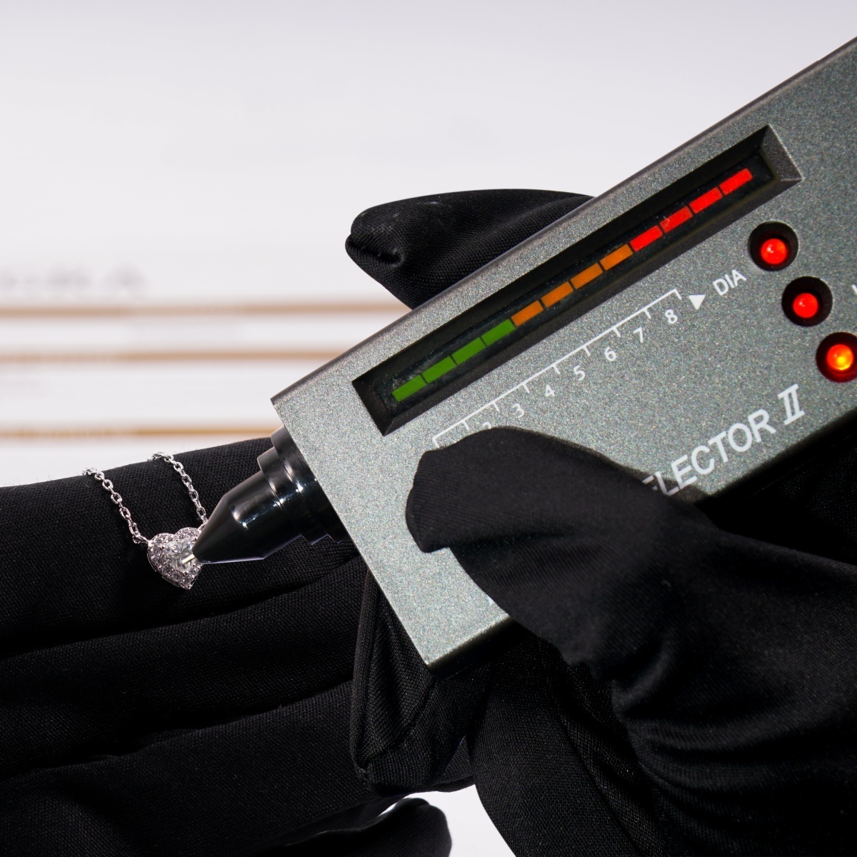 Delzzad Eternal Heart Set Bling Love Heart Bracelet Heart Pendant Necklace Jewelry Set Synthetic Moissanite Necklace Bracelet Jewelry Copper Chain