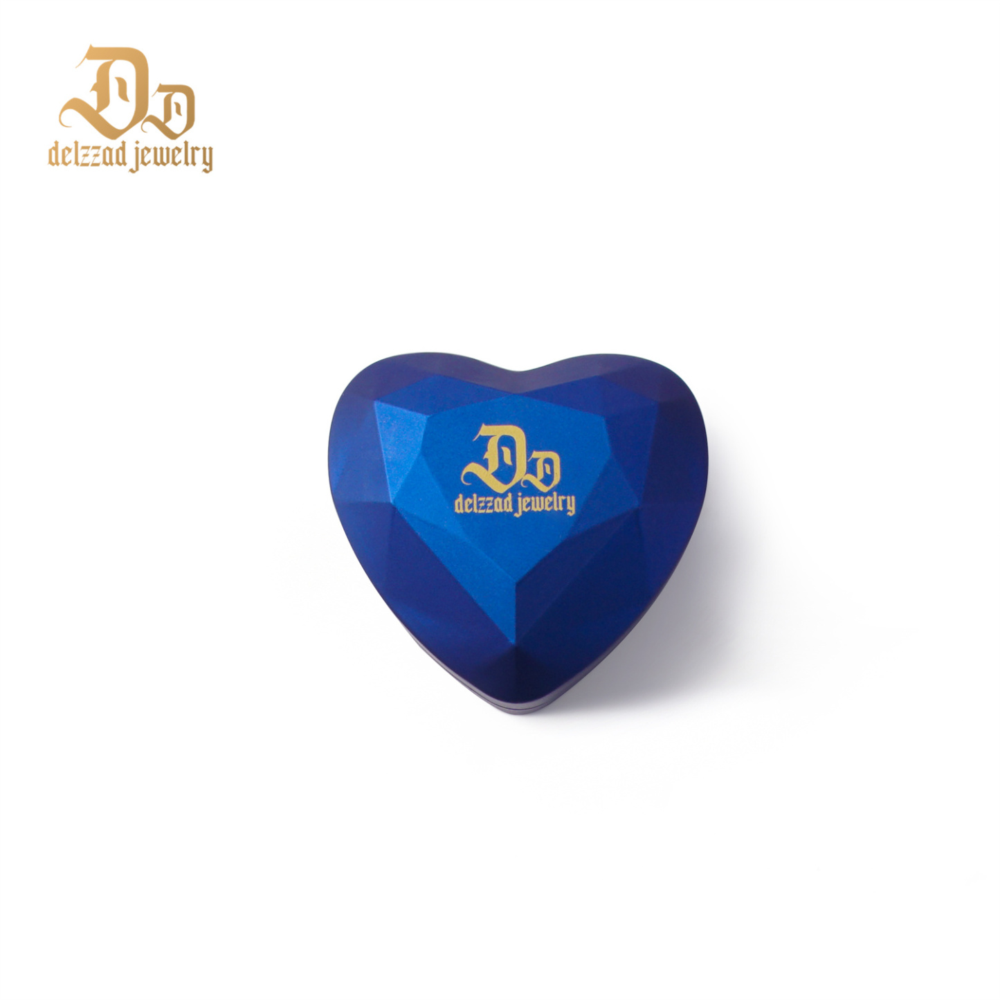 Delzzad Luxury Love Heart Jewelry Gift Box with Light Surprise Ring Heart Box Earrings Jewelry Box Christmas Gift Birthday Halloween Valentine's Day Thanksgiving Day Mother's Day Jewelry Present Box(Box Only)