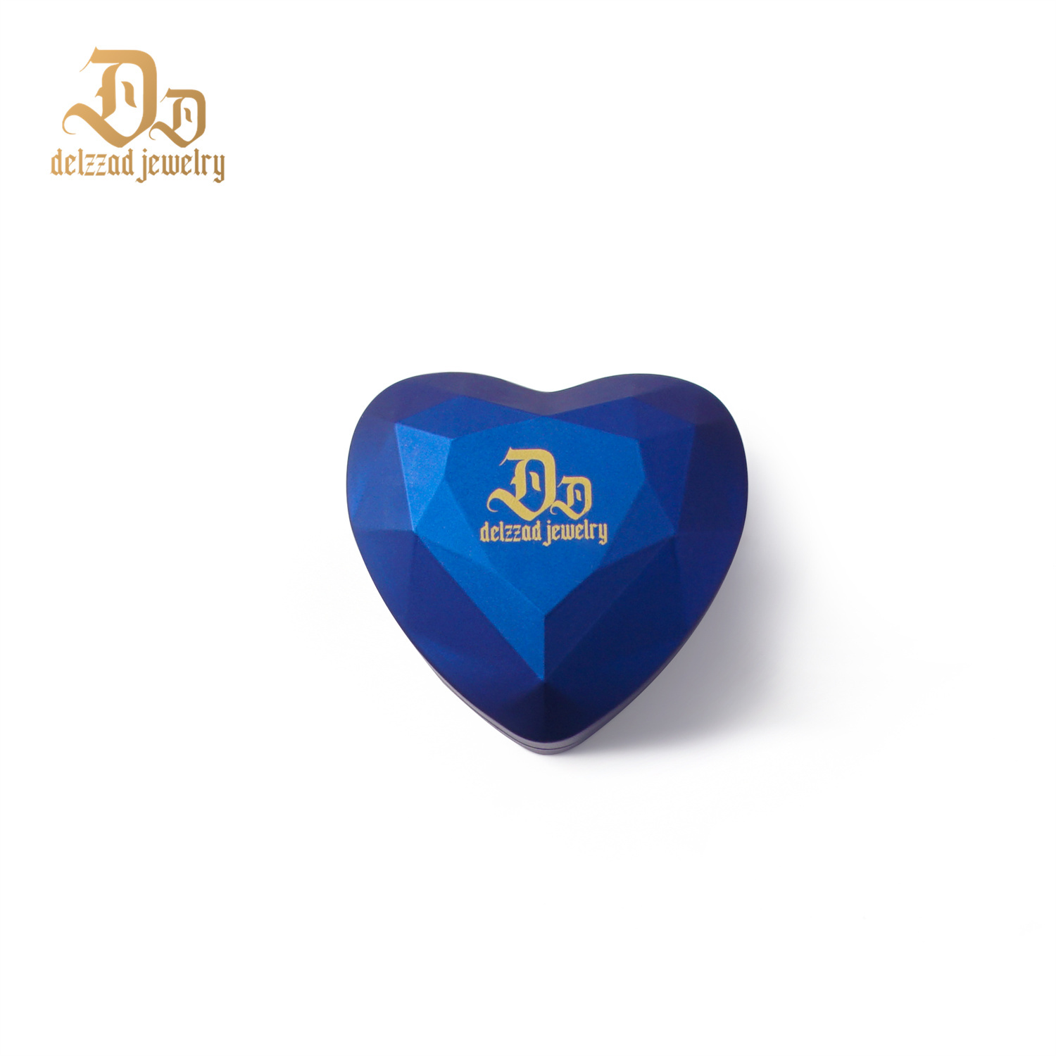 Delzzad Luxury Love Heart Jewelry Gift Box with Light Surprise Ring Heart Box Earrings Jewelry Box Christmas Gift Birthday Halloween Valentine's Day Thanksgiving Day Mother's Day Jewelry Present Box(Box Only)