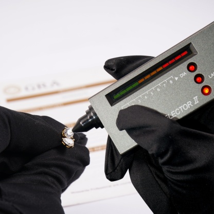 Toi et Moi Stud Earrings Pear and Round Cut Earrings VVS Synthetic Moissanite Earrings S925 Studs