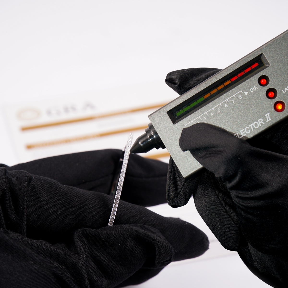 Sparkling Serenity Hoops Earrings VVS Synthetic Moissanite Earrings S925/Copper