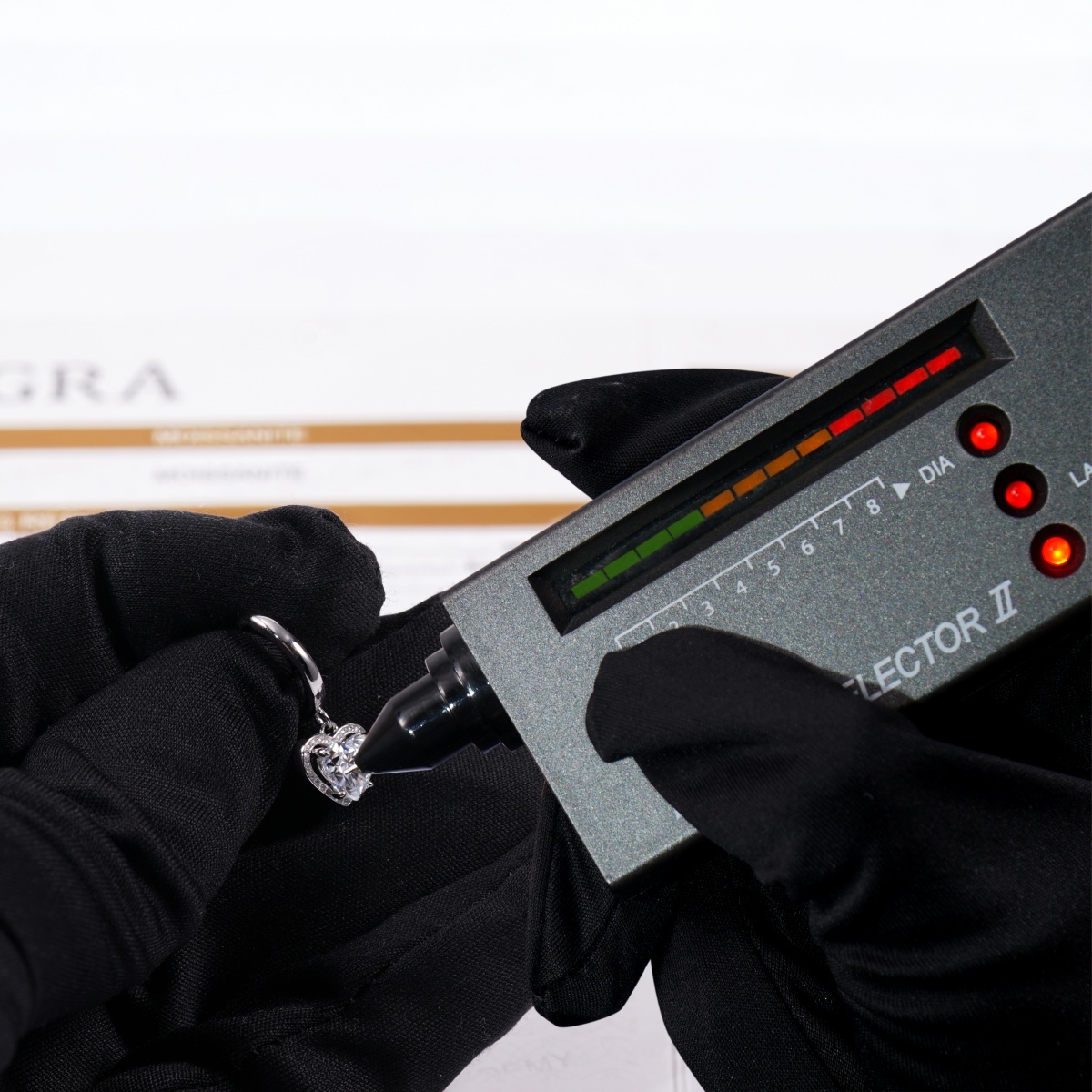 Delzzad Ethereal Love Heart Huggies Earrings Iced-out Heart Dangle Earrings D Color VVS Synthetic Moissanite Earrings Jewelry S925 Dangle Earrings for Women