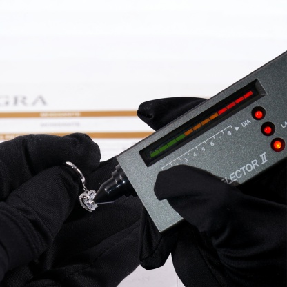 Delzzad Ethereal Love Heart Huggies Earrings Iced-out Heart Dangle Earrings D Color VVS Synthetic Moissanite Earrings Jewelry S925 Dangle Earrings for Women