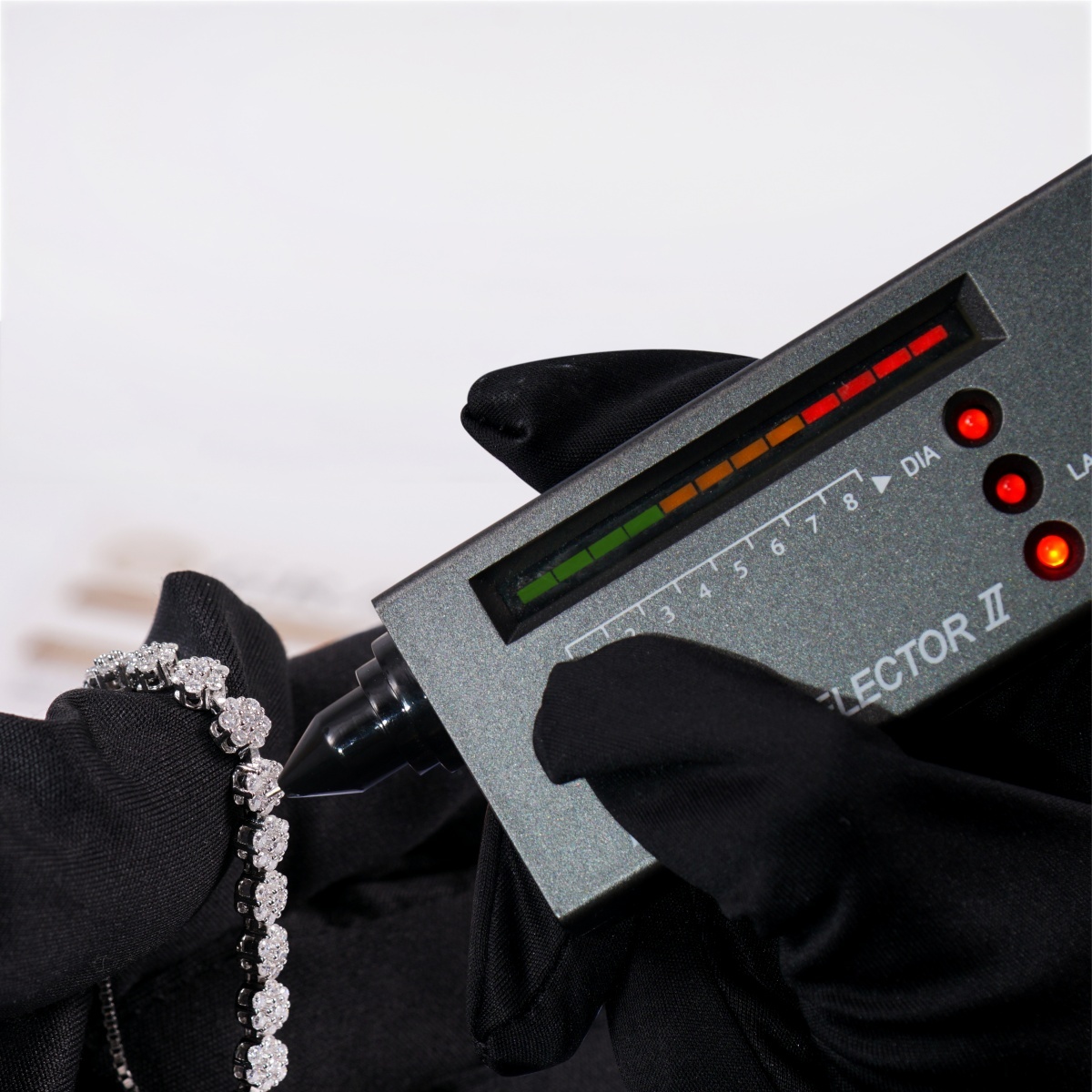 1.5ct Love's Garden Flower Bracelet Adjustable Cluster Bolo Bracelet Synthetic Moissanite Bracelet Copper Chain