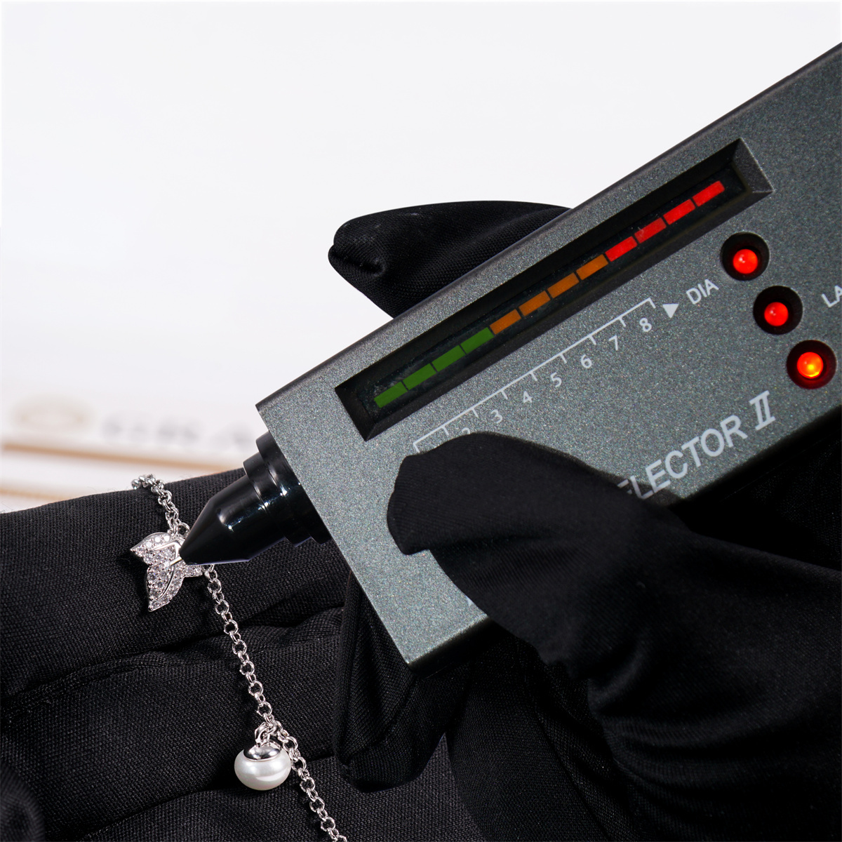 0.6ct Lunar Leaf Trail Anklet Pearl Bloom Anklet Chain Adjustable Anklet Synthetic Moissanite Anklet Jewelry Copper Chain