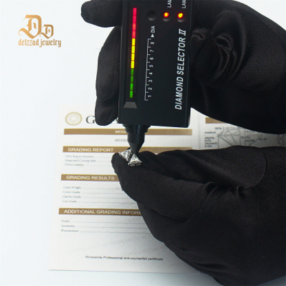 Delzzad S925 Triangle Cut Synthetic Moissanite Solitaire Stud Earrings Birthday Anniversary Valentine's Day Gifts