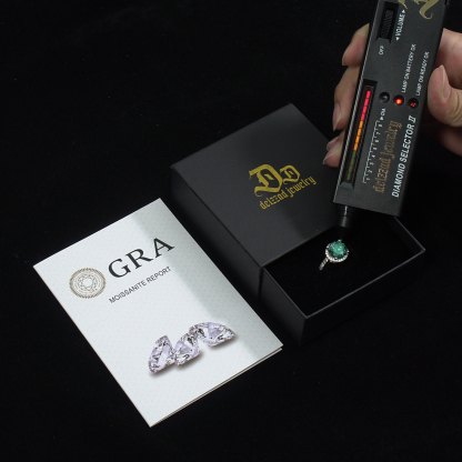 Hundreds Faces Round Synthetic Moissanite Halo Ring In 925 Sterling Silver