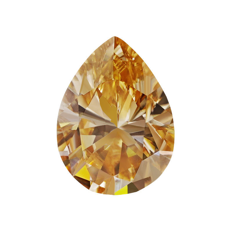 Vivid Yellow 7*11 mm Loose Moissanite Gemstone Factory Price Wholesale
