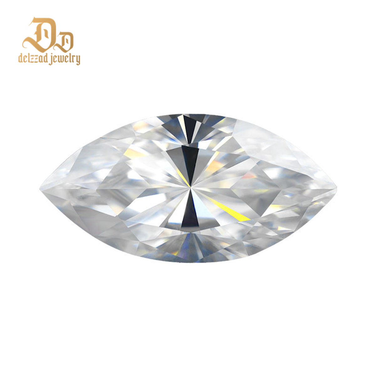 10x5mm 1 to 7 Carat Super Premium 7A Grade DEF Marquise Cut Moissanite Loose Stones Wholesale Price